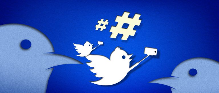 Twitter bird taking selfie - Millennial consumption