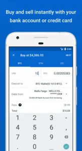 Buy and Sell on Coinbase