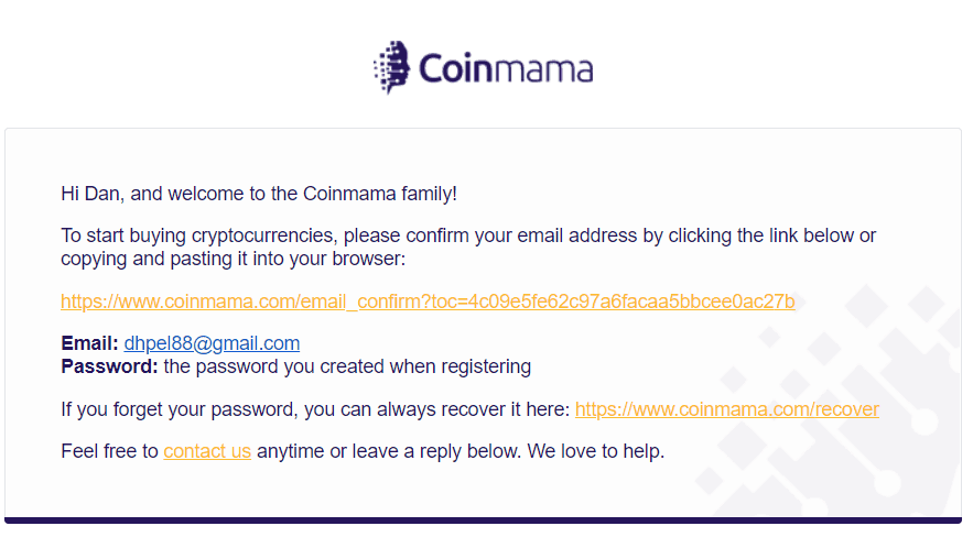Coinmama Signup 3
