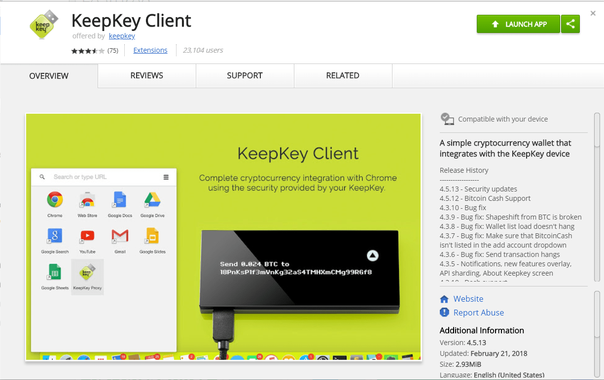 KeepKey App Install