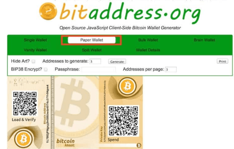 How to make a paper wallet Bitcoin / Ethereum