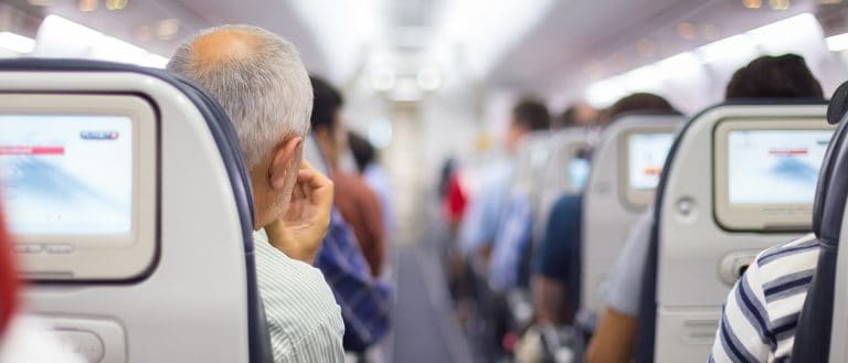 airline plane flying